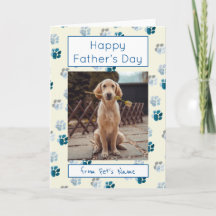Happy Vatertag Foto Hunde Katze Pet Papa Prints