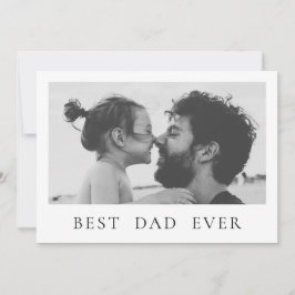 Happy Vatertag Foto minimalistisch besten Papa je Karte