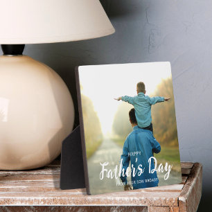 Happy Vatertag Foto Personalisiert Fotoplatte