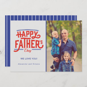 Happy Vatertag Foto Vater Daddy  Feiertagskarte