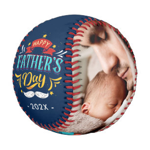 Happy Vatertag Fotos - Navy Blue Baseball