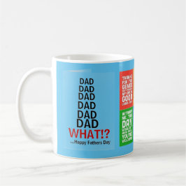 Happy Vatertag Funny Multi-Message Kaffeetasse