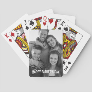 Happy Vatertag Geschenk Custom Foto Spielkarten