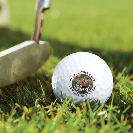Happy Vatertag Geschenk für Vater Personalisiertes Golfball