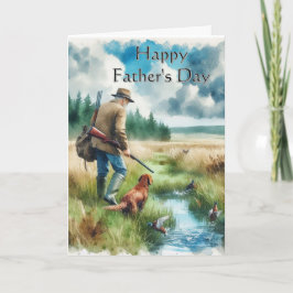 Happy Vatertag Jagen Grußkarte Karte