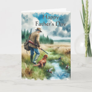 Happy Vatertag Jagen Grußkarte Karte
