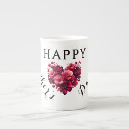 Happy Vatertag Knochen China Tasse