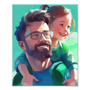 Happy Vatertag Liebe Herz Form Foto Collage