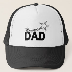 Happy Vatertag Modernes Design - SUPER VATER Truckerkappe