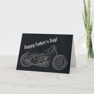 Happy Vatertag Motorrad für Biker Karte