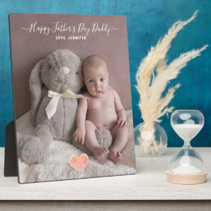 Happy Vatertag Papa Baby Foto Fotoplatte