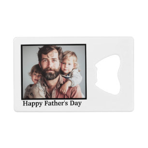 Happy Vatertag personalisieren kaukasischen Amerik Geldbeutel Flaschenöffner