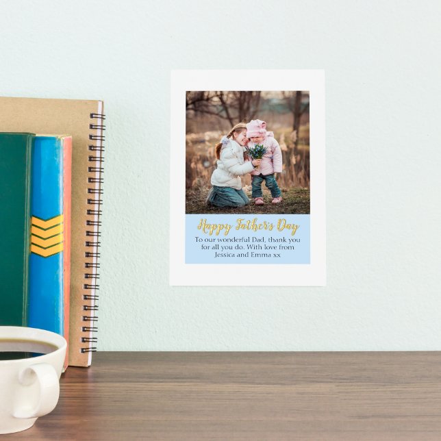 Happy Vatertag Personalisiertes Foto drucken Gesch Foliendrucke (In Situ (Theke 2))