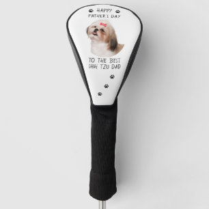 Happy Vatertag Shih Tzu Vater Foto Golf Headcover