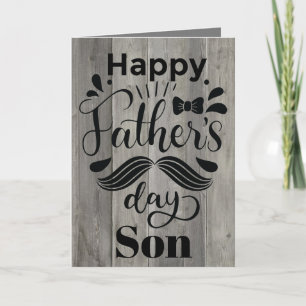 Happy Vatertag Sohn Karte