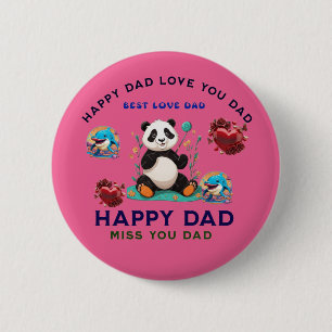 Happy Vatertag T - Shirt Logo Custom Vater T-Shir Button