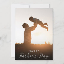Happy Vatertag Vater Kinder Fotokarte