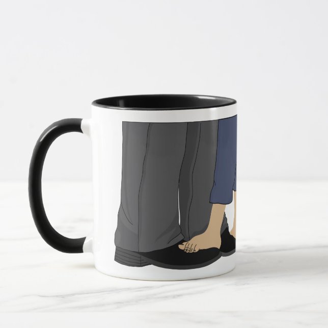 Happy Vatertag Vater Klassische Tasse (Links)