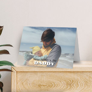 Happy Vatertag Vater Volles Foto Vatertag Karte