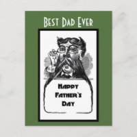 Happy Vatertag Vintages Retro Zeichnend