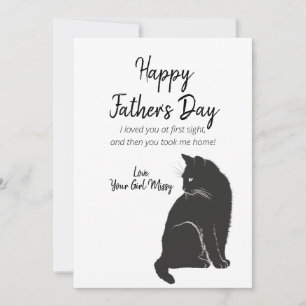 Happy Vatertag von Katze Feiertagskarte