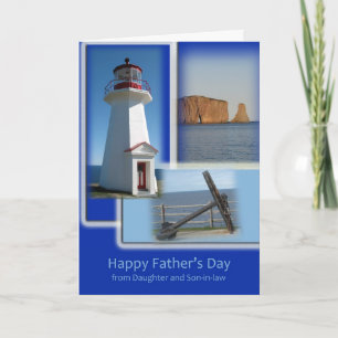 Happy Vatertag - Von Tochter und Schwiegersohn Karte