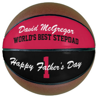 Happy Vatertag Welt der beste Stepdad Basketball