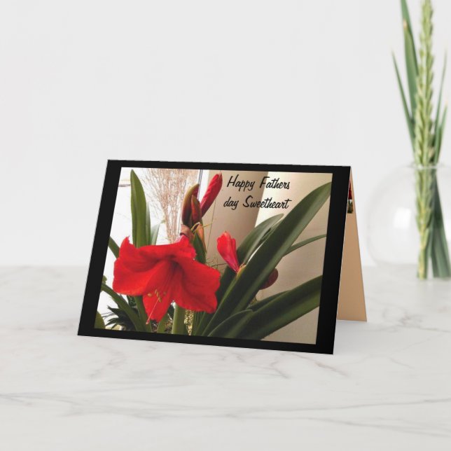 HAPPY VATHERDAY SWEET HUSBAND Card Karte (Vorderseite)