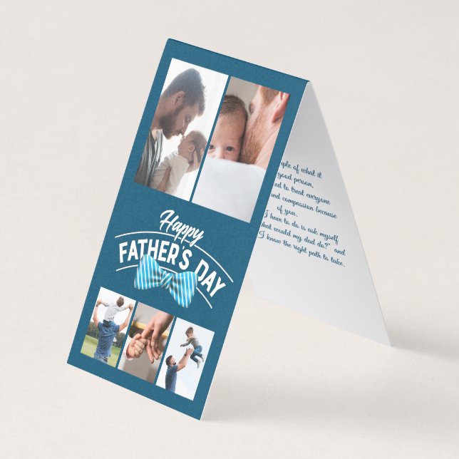Happy Vathers Day 5 Foto Collage (Vorderseite)