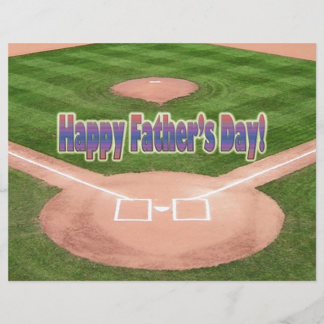 Happy Vathers Day Baseball (Vorderseite)
