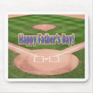 Happy Vathers Day Baseball Mousepad