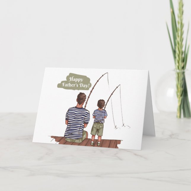 Happy Vathers Day Card Karte (Vorderseite)