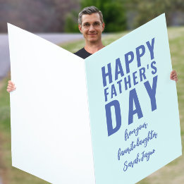 Happy Vathers Day Card von der Lieblingstochter