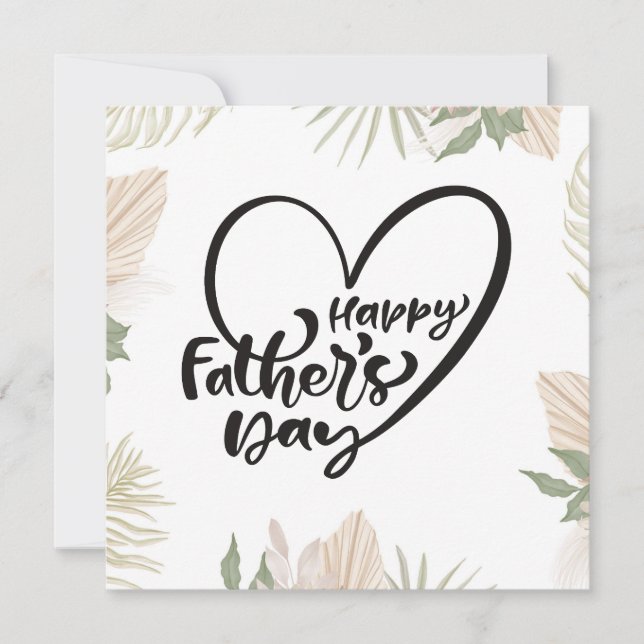 Happy Vathers Day Feiertagskarte (Vorderseite)