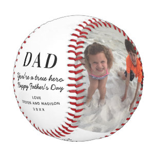 Happy Vathers Day Foto Personalisiert halten Baseball