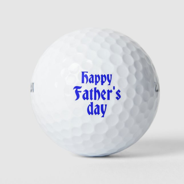 Happy Vathers Day Golfball (Vorderseite)