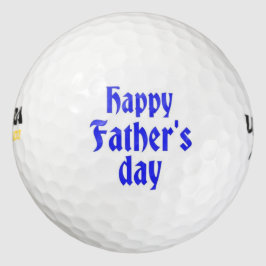 Happy Vathers Day Golfball