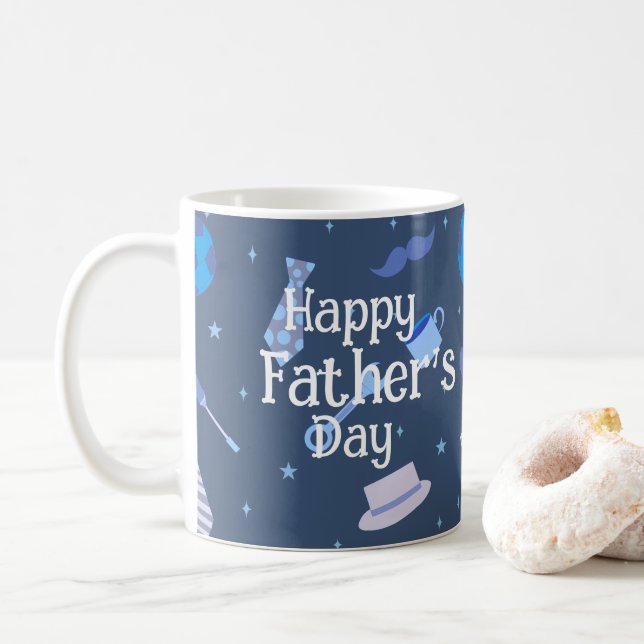 Happy Vathers Day Kaffeetasse (Mit Donut)