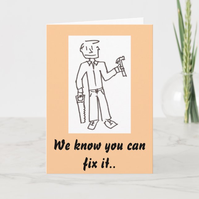 Happy Vathers Day Karte (Vorderseite)