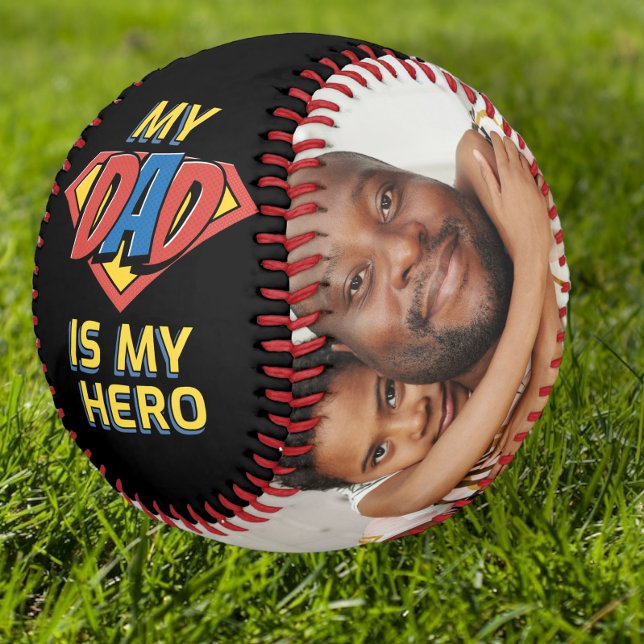 Happy Vathers Day Mein Vater ist mein Held Baseball (Von Creator hochgeladen)