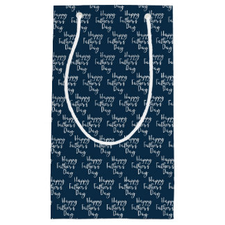 Happy Vathers Day Pattern Kleine Geschenktüte