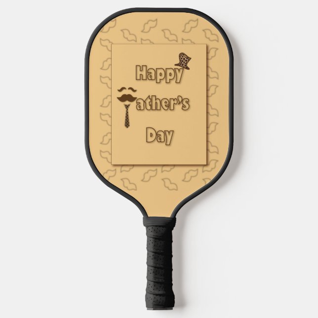 Happy Vathers Day Pickleball Schläger (Vorderseite)