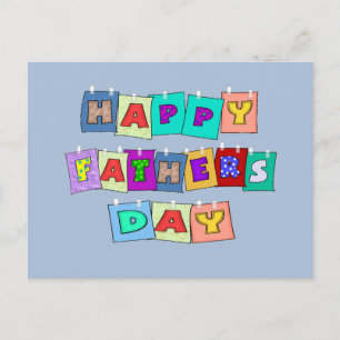 Happy Vathers Day Postkarte