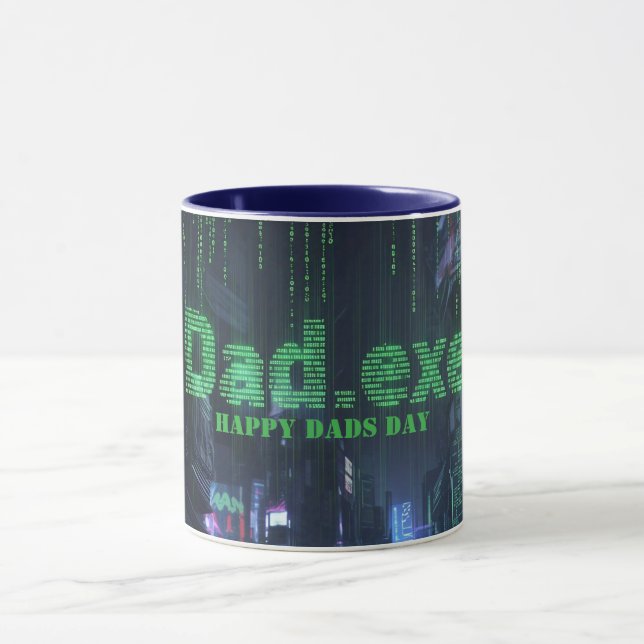 Happy Vathers' Day "VATER.EXE" Custom Tasse (Zentrum)
