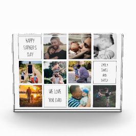 Happy Vathers Day, wir Liebe, dass ihr Foto Collag