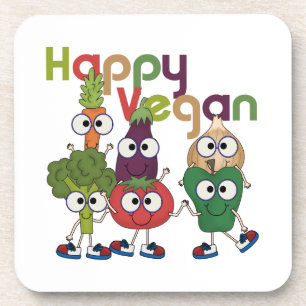 Happy Vegan Untersetzer