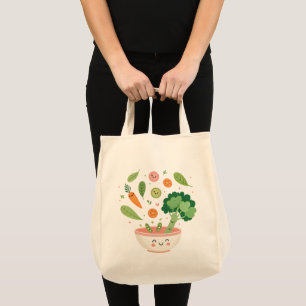 Happy Veggies Wiederverwendbares Lebensmittelgesch Tragetasche