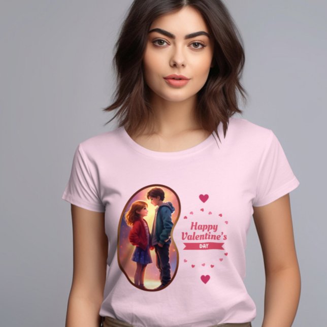 Happy Velentine's Day - Herzwunsch T-Shirt (Von Creator hochgeladen)