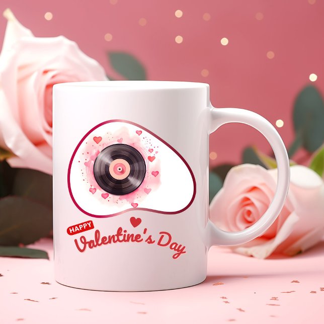 Happy Velentine's Day - Passionate Forever Zweifarbige Tasse (Von Creator hochgeladen)