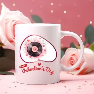 Happy Velentine's Day - Passionate Forever Zweifarbige Tasse